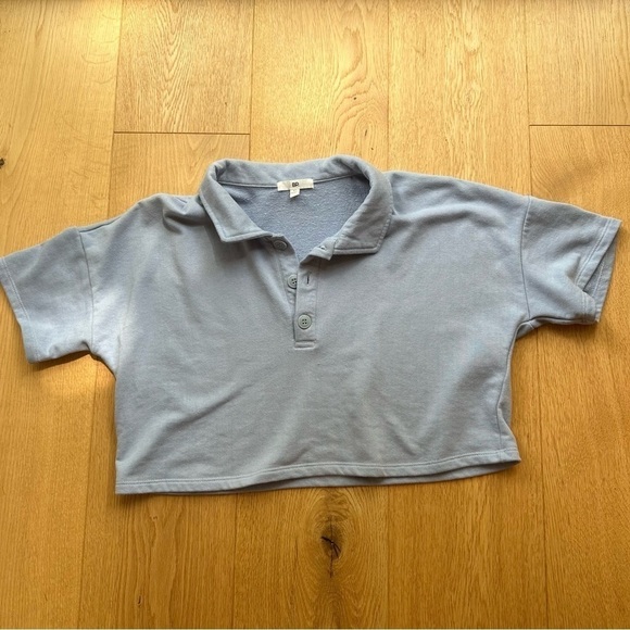 BP. CROP BOXY POLO BLUE - XS - Picture 7 of 13